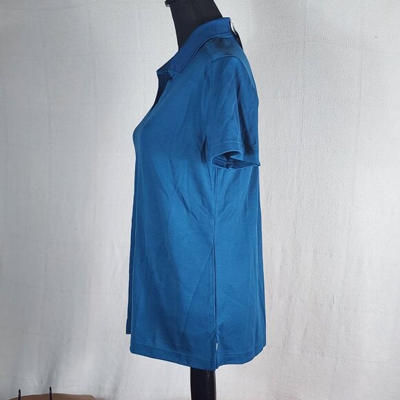 Devon and Jones Dark Teal Crownlux Performance Style DG20W Polo Work Top Size M - Picture 7 of 16